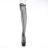 Pleaser - DELIGHT3009 Cuissardes à plateforme - Noir Product image